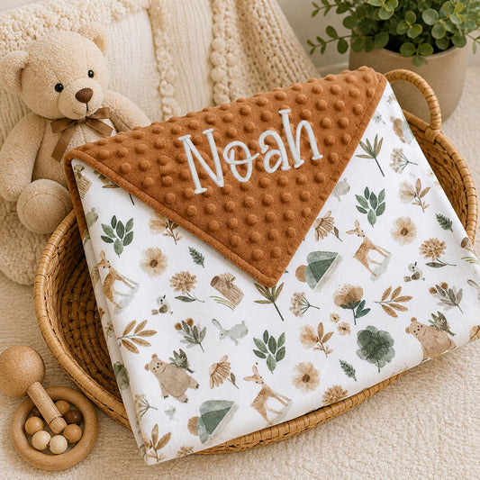 Woodland Dreams Personalized Blanket