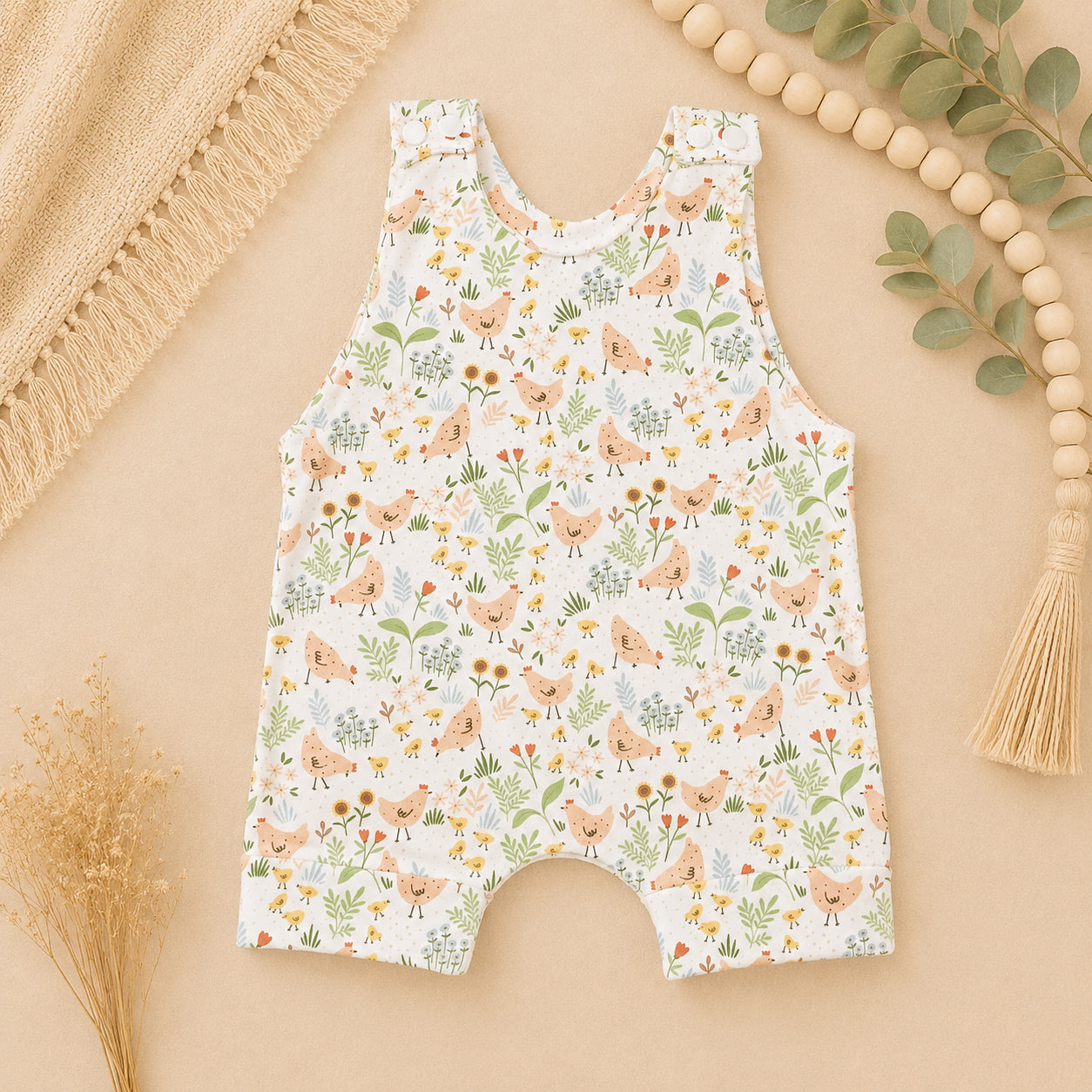 Little Hen Cottage Romper