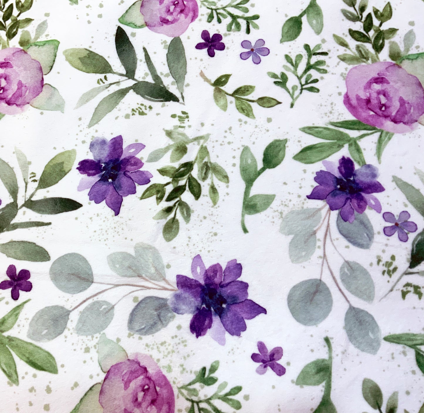 Lavender Garden Personalized Blanket