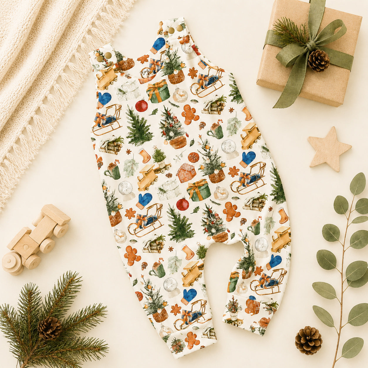 Cozy Christmas Memories Romper