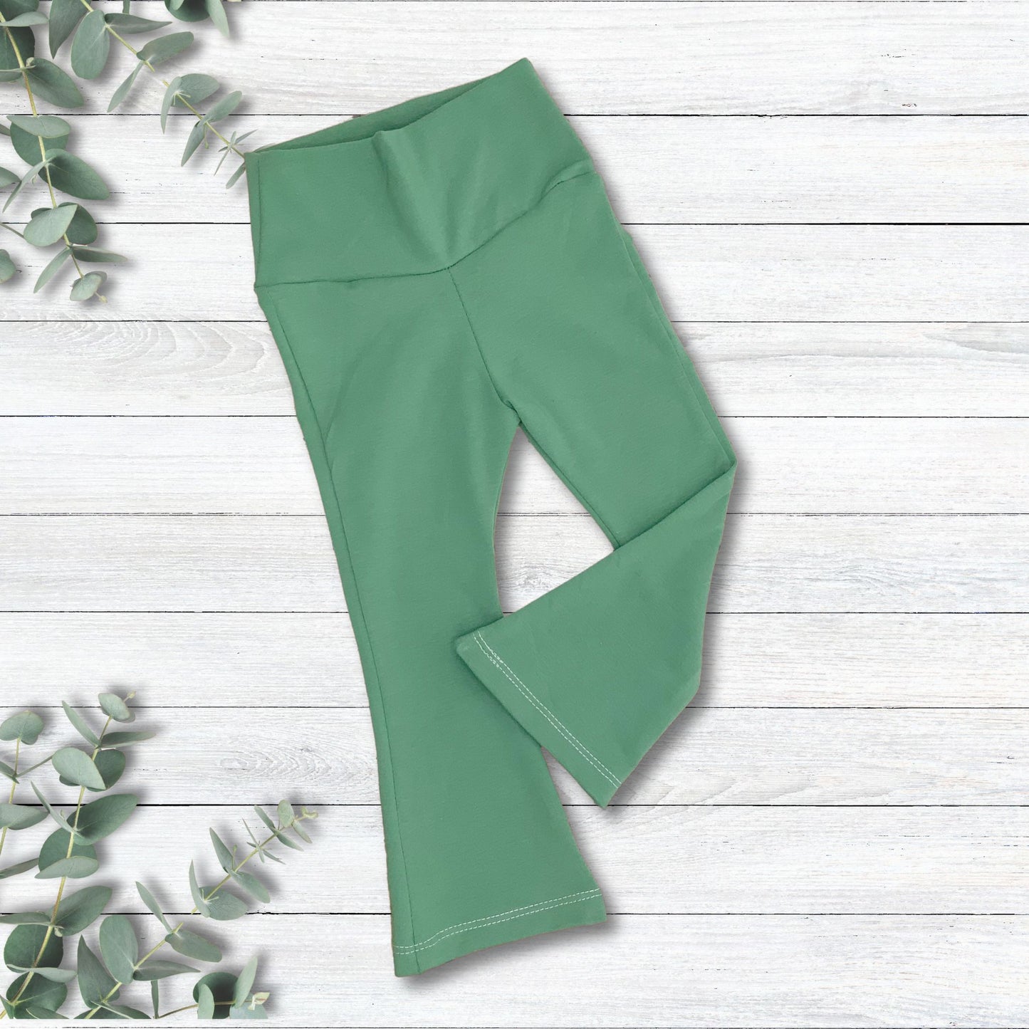 Swirl Tank Top and Slim Flared Leggings Set for  , Organic Cotton Swing Tank & Leggings, Size 18-24 Months, Ready to Ship