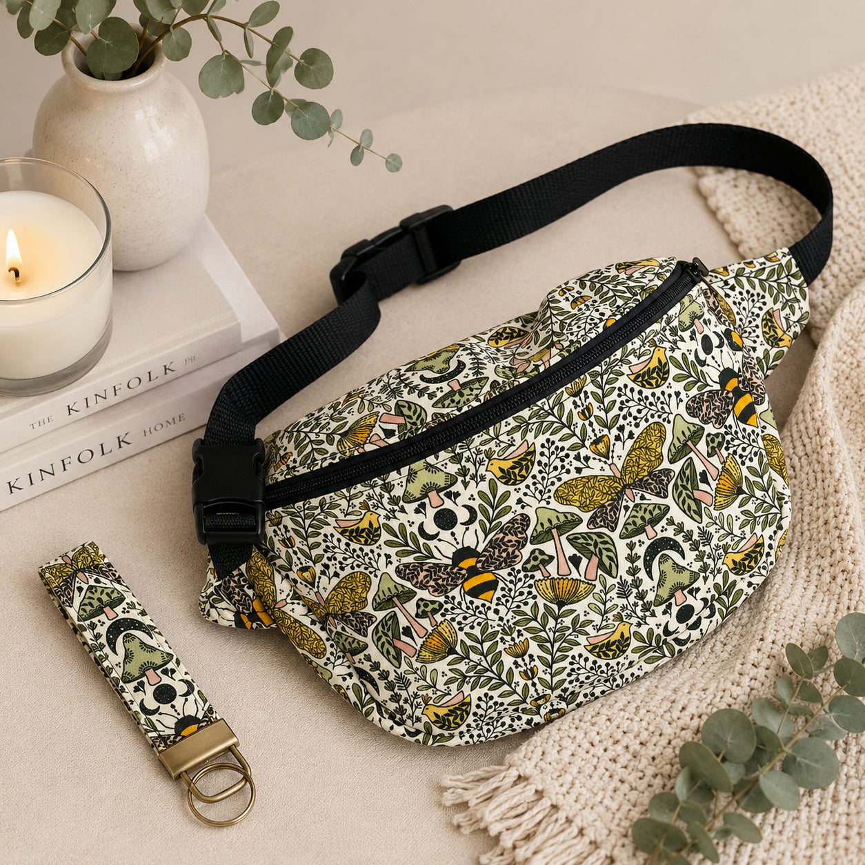Nature Inspired Bum Bag & Key Fob